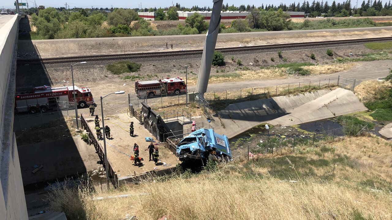 Truck Accident on Sacramento I-80W